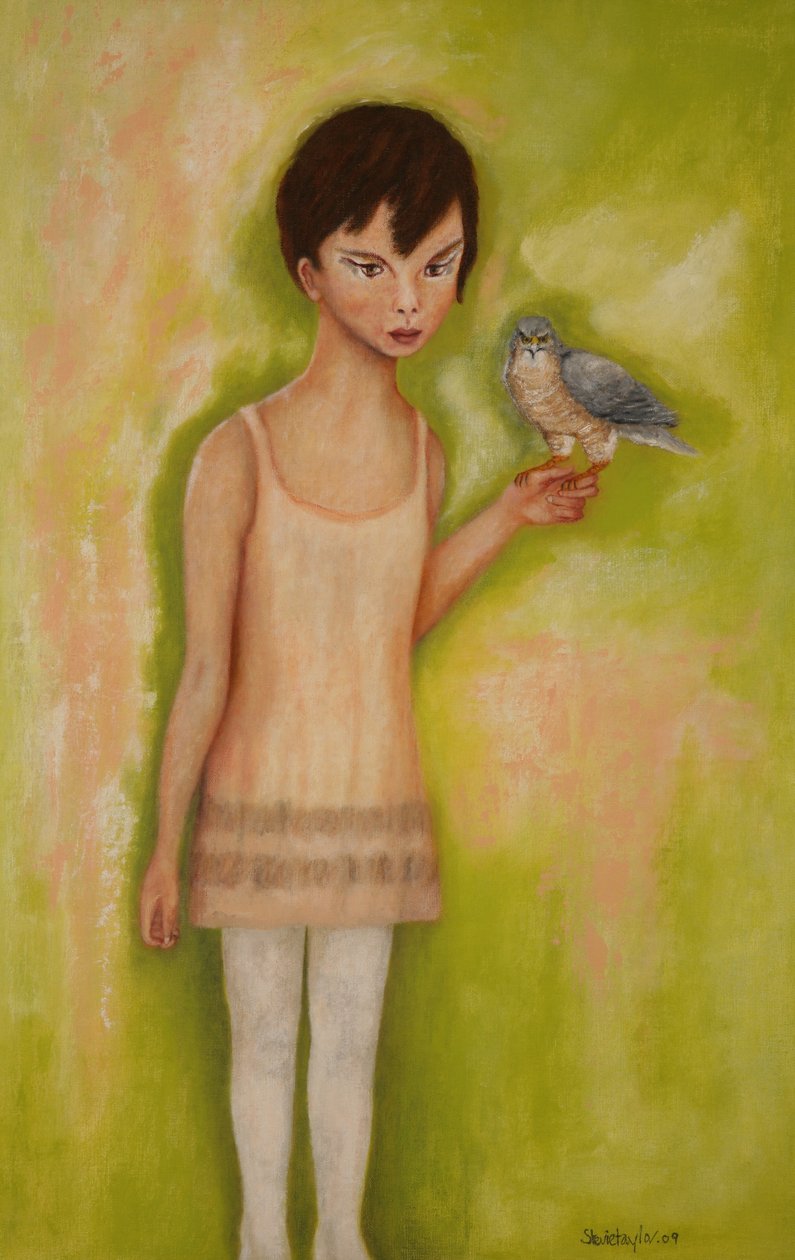 Trust-Girl with a Sparrow Hawk, 2010 tekijältä Stevie Taylor