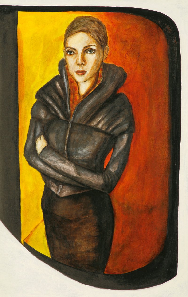 On Her Watch, 2012 (kynä ja muste paperille) tekijältä Stevie Taylor