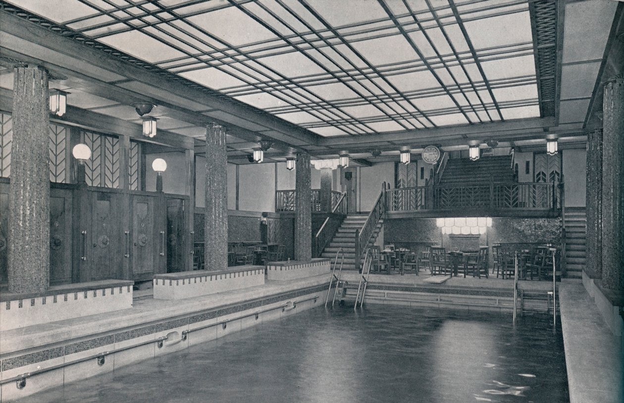 Uima-allas S.S. Empress of Britain -laivalla, 1931 tekijältä Stewart Bale Limited