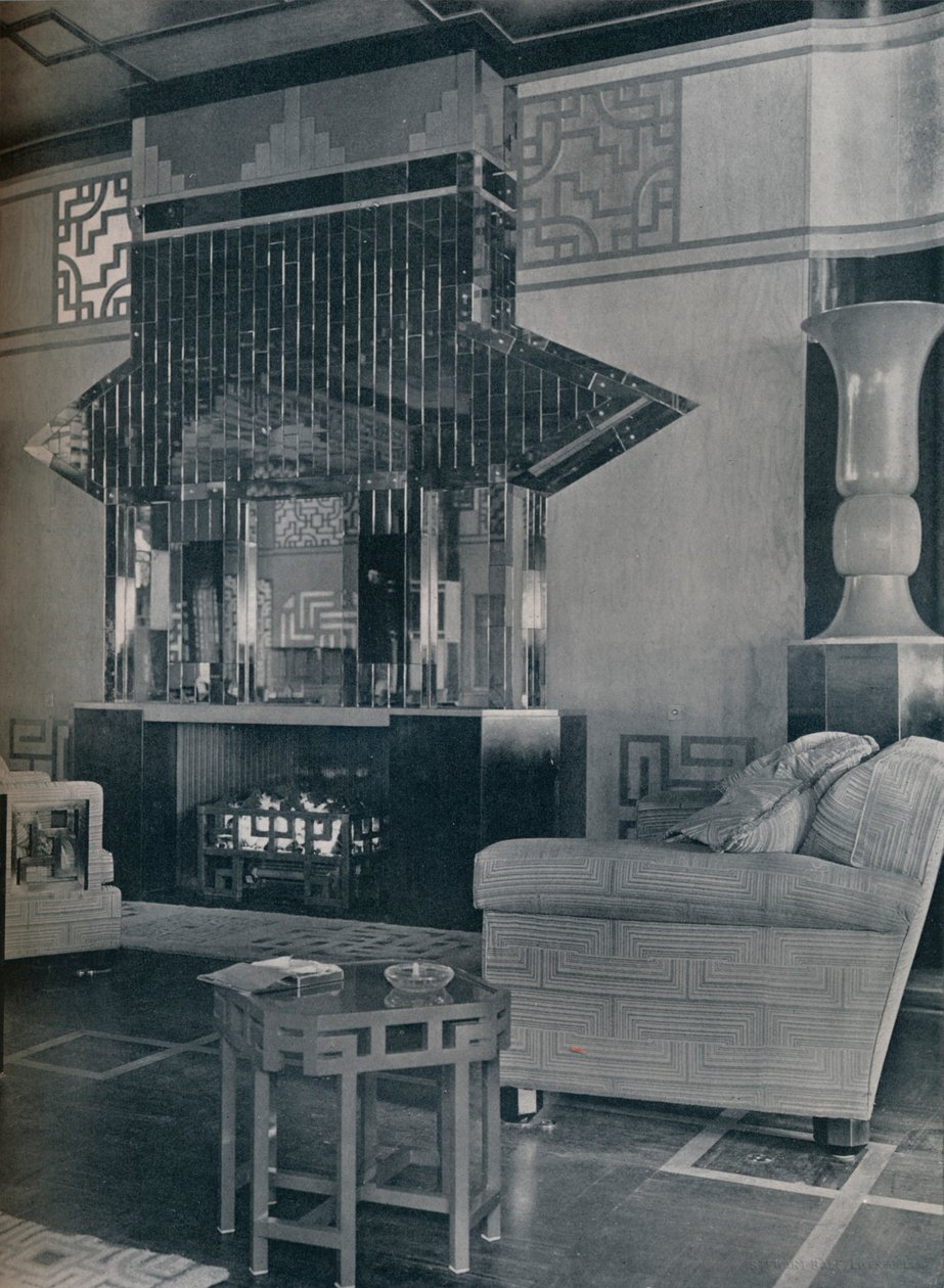 Cathay Lounge Britannian S.S. Empress -laivalla, 1931 tekijältä Stewart Bale Limited