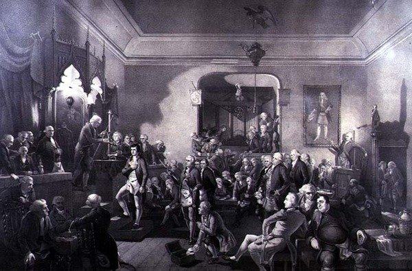 Robert Burnsin (1759-96) avajaiset runoilijapalkinnon saajiksi Lodgessa, Canongate, Edinburgh tekijältä Stewart Watson