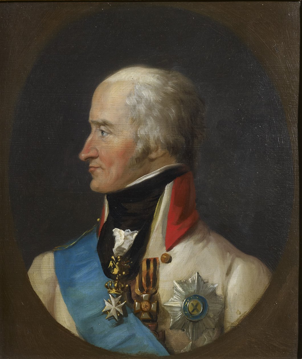 Kreivi Levin Leonty August Theophil von Bennigsenin muotokuva 1745-1826, n. 1810 tekijältä Stroely