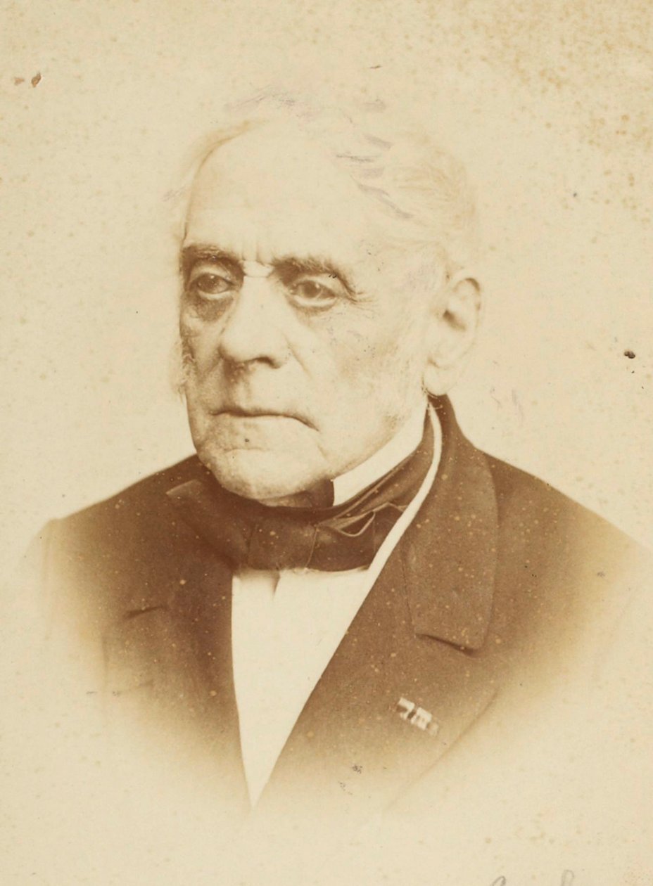 Daniel François Esprit Auber - Muotokuva säveltäjä Daniel-Francois-Esprit Auberista (1782-1871), valokuvastudio Reutlinger, Pariisi. Albumin valokuva. Yksityinen kokoelma tekijältä Studio Reutlinger