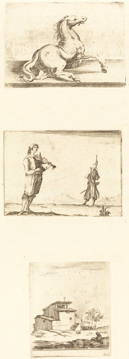 Etsausarkki tekijältä Style of Jacques Callot