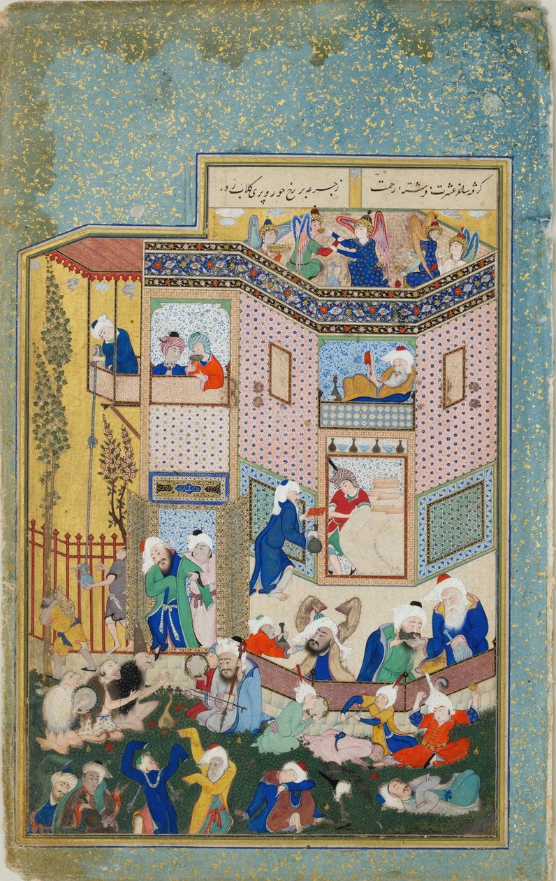 Humalaisuuden allegoria tekijältä Sultan Muhammad