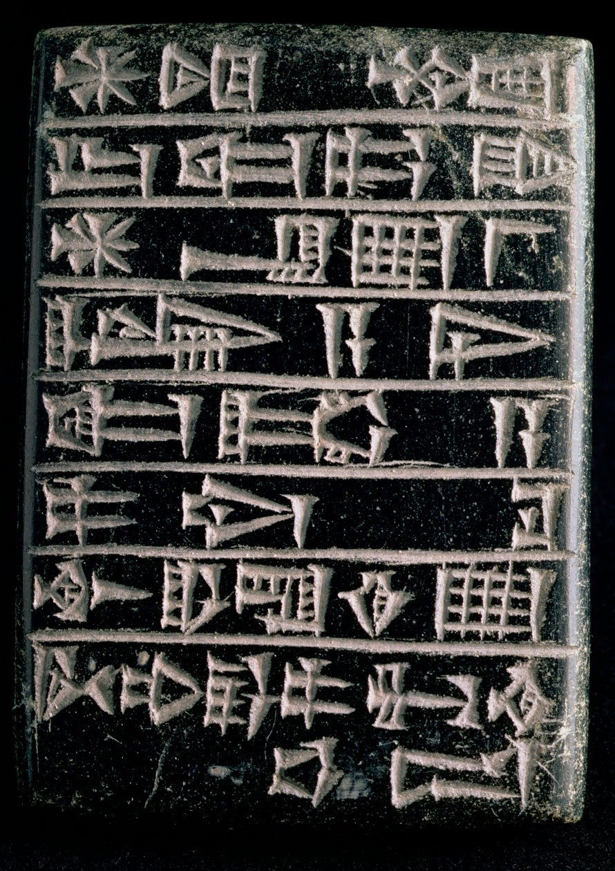 Huonekalut ja erilaiset esineet 1100- ja 1300-luvuilta tekijältä Sumerian