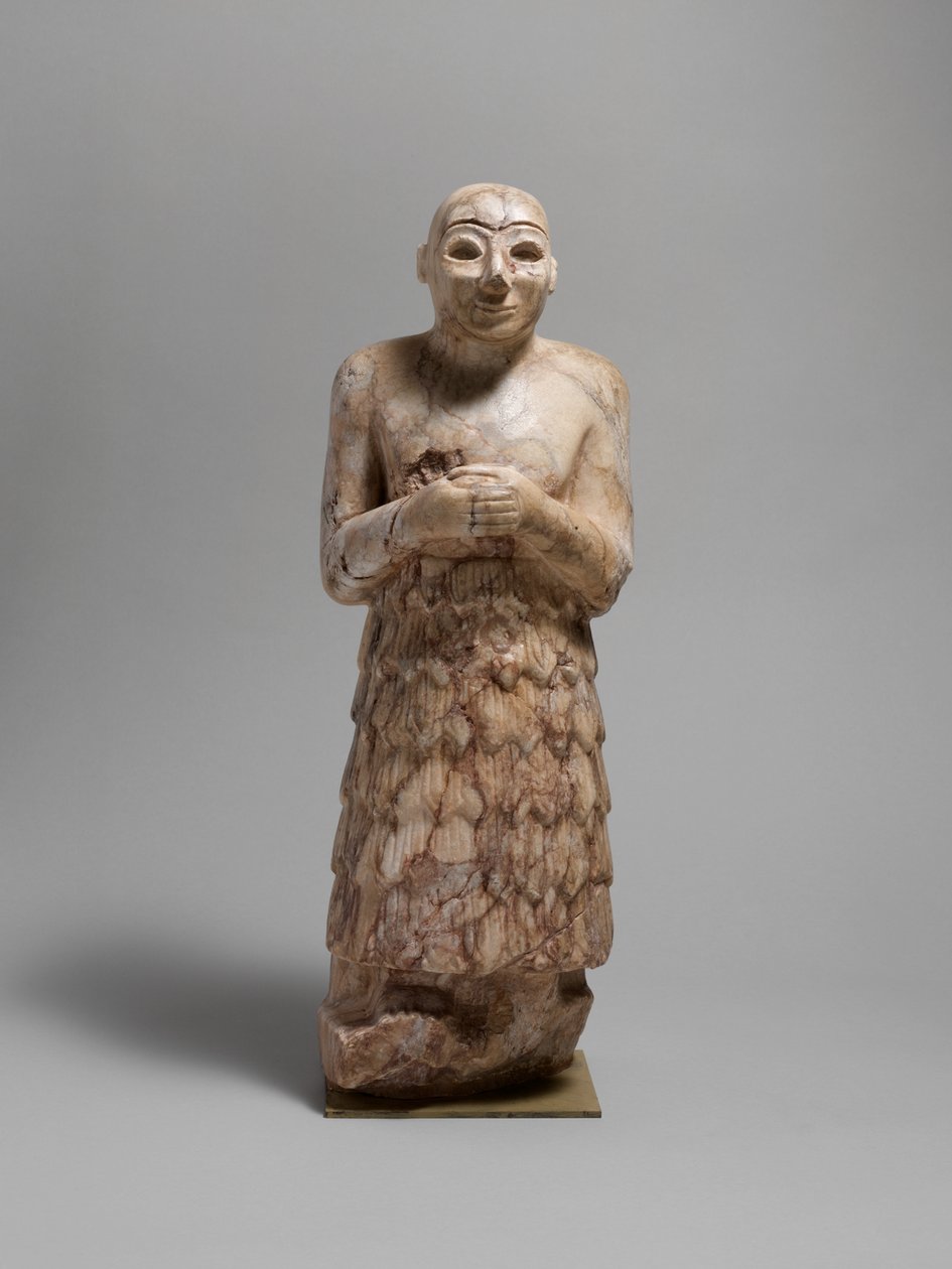 Votiivihahmo, noin 2600–2350 eKr. (kivi) tekijältä Sumerian Sumerian