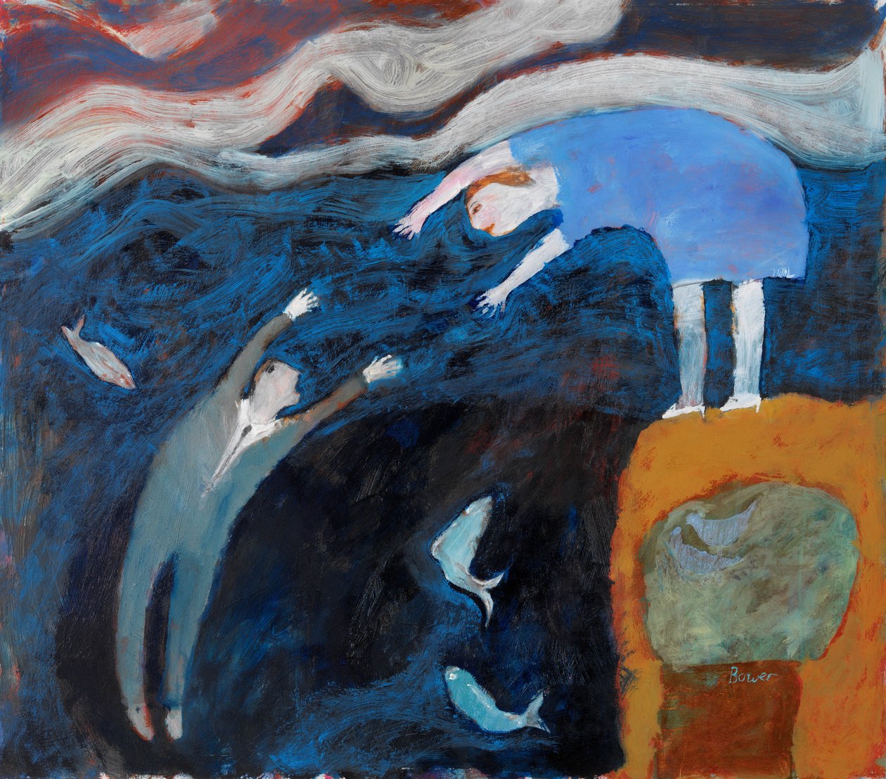 Pelastakaa mies merestä, 2003 tekijältä Susan Bower