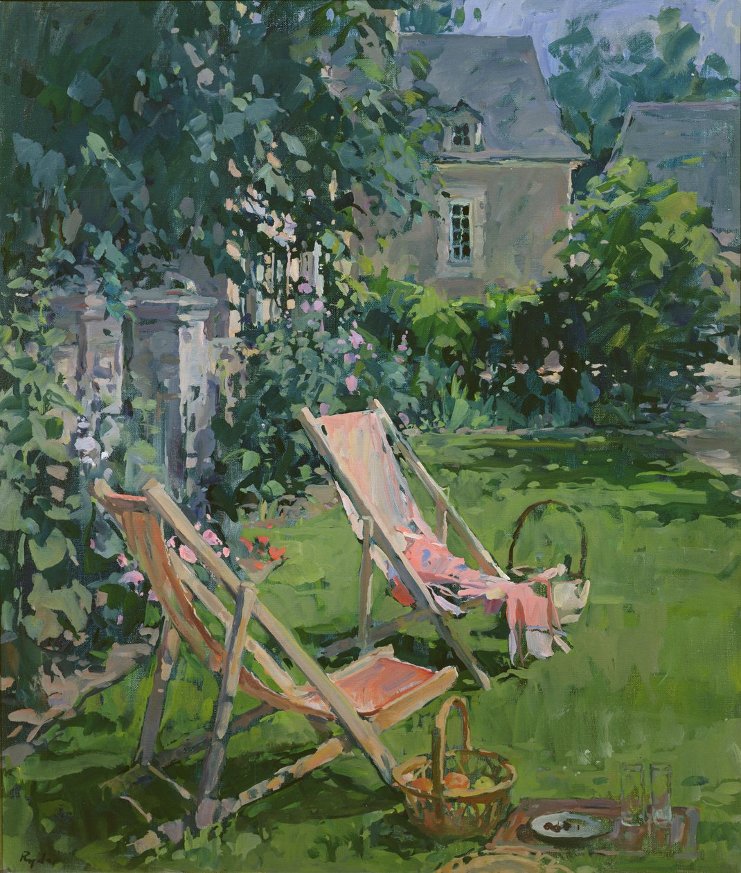 Deck Chairs at Coudray, 1998 tekijältä Susan Ryder