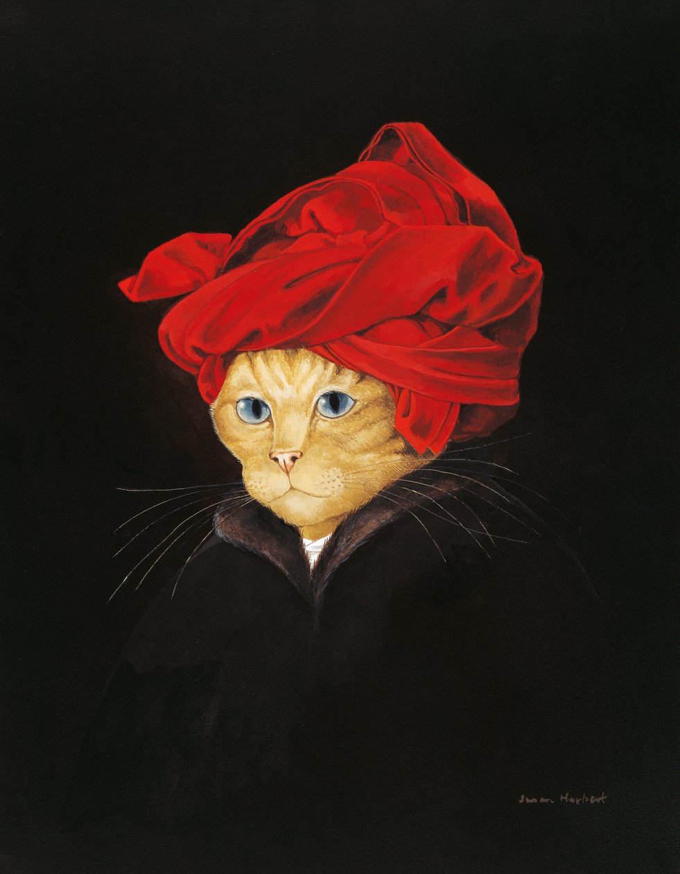 Kuvitus elokuvasta Cats Galore! A Compendium of Cultured Cats (julkaisu 2015). tekijältä Susan Herbert