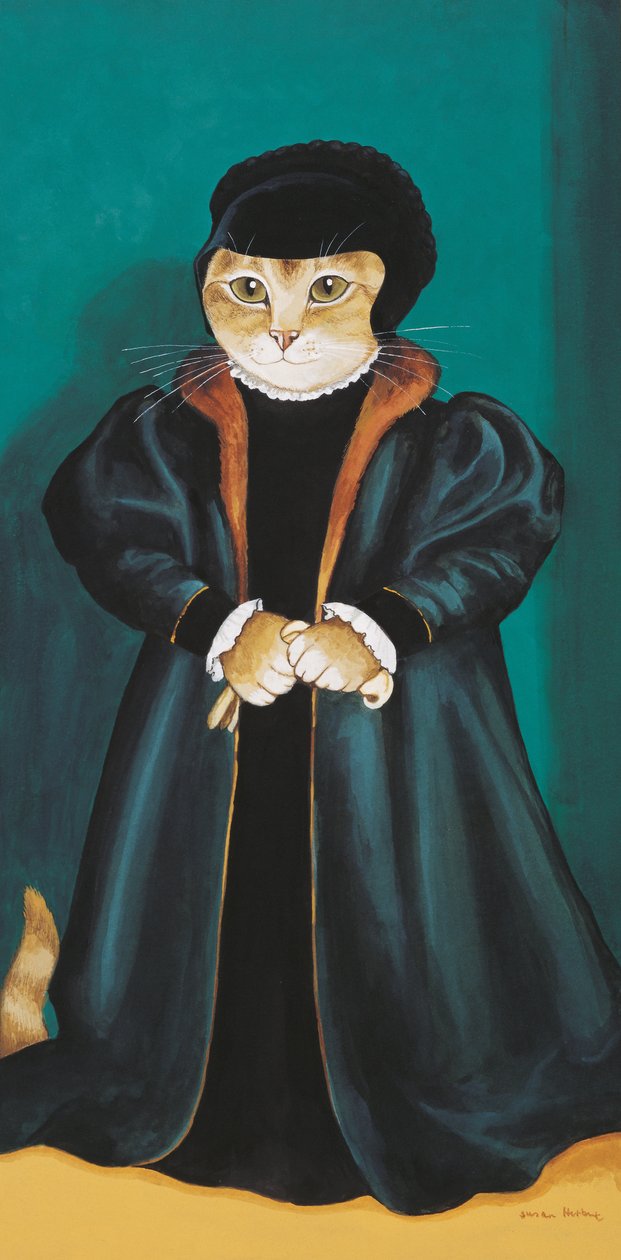 Kuvitus elokuvasta Cats Galore! A Compendium of Cultured Cats (julkaisu 2015). tekijältä Susan Herbert