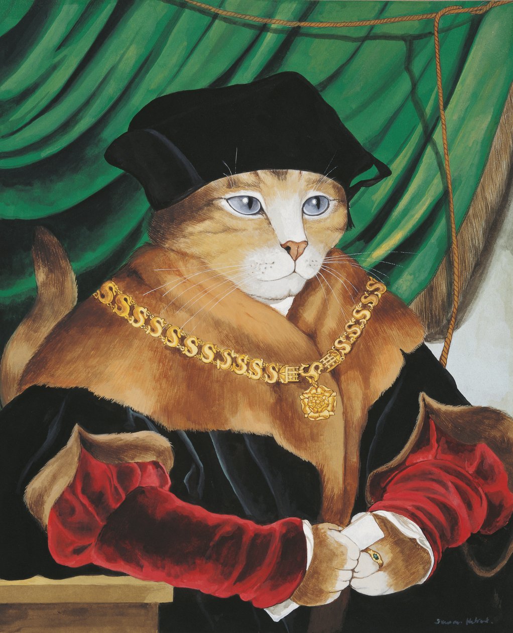 Kuvitus elokuvasta Cats Galore! A Compendium of Cultured Cats (julkaisu 2015). tekijältä Susan Herbert