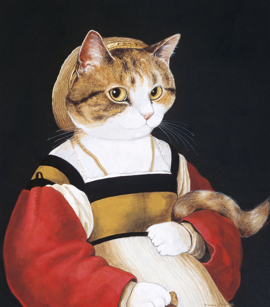 Kuvitus elokuvasta Cats Galore! A Compendium of Cultured Cats (julkaisu 2015). tekijältä Susan Herbert
