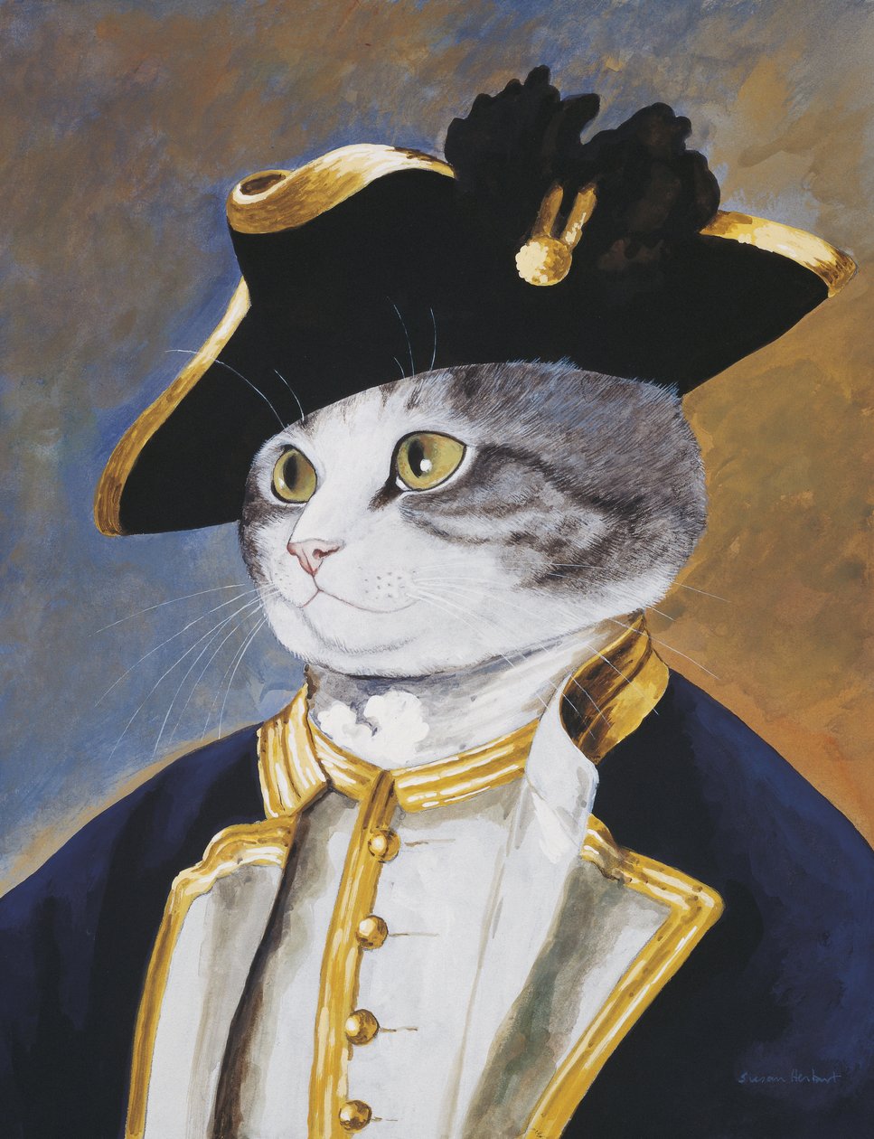 Kuvitus elokuvasta Cats Galore! A Compendium of Cultured Cats (julkaisu 2015). tekijältä Susan Herbert