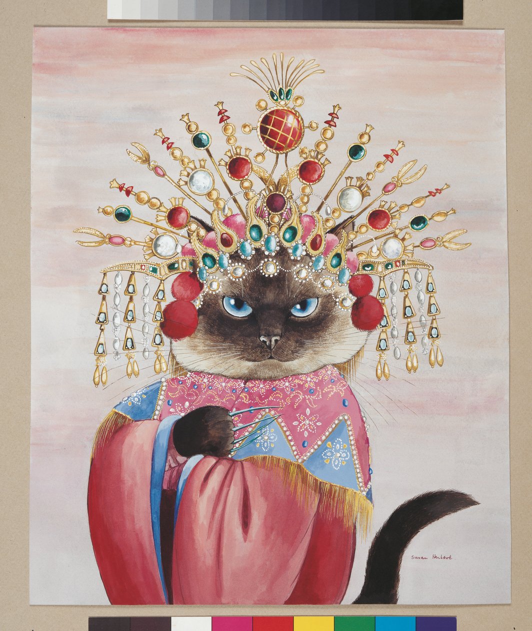 Kuvitus elokuvasta Cats Galore! A Compendium of Cultured Cats (julkaisu 2015). tekijältä Susan Herbert