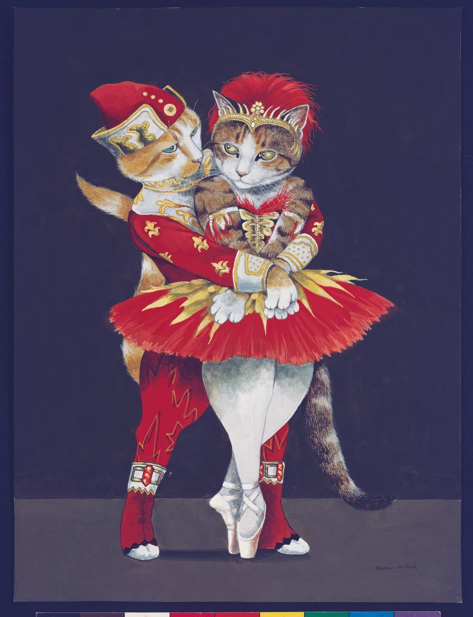 Kuvitus elokuvasta Cats Galore! A Compendium of Cultured Cats (julkaisu 2015). tekijältä Susan Herbert