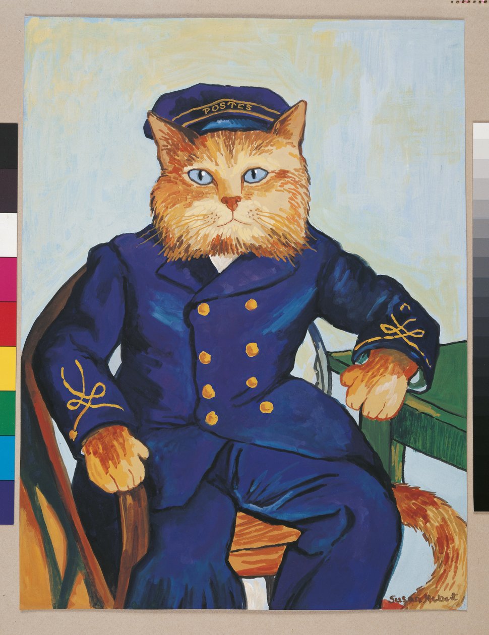 Kuvitus elokuvasta Cats Galore! A Compendium of Cultured Cats (julkaisu 2015). tekijältä Susan Herbert