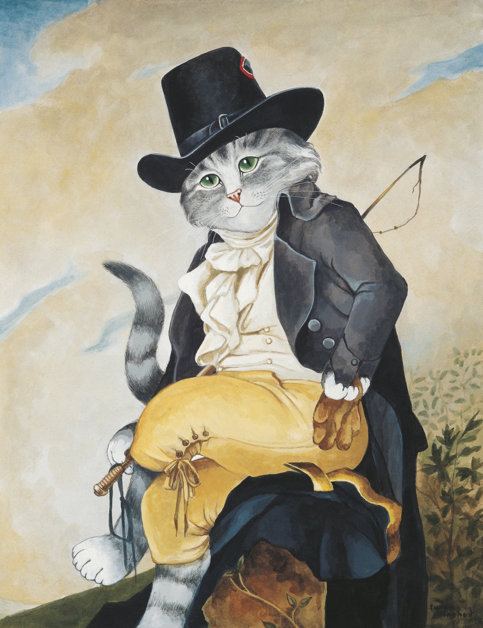 Kuvitus elokuvasta Cats Galore! A Compendium of Cultured Cats (julkaisu 2015). tekijältä Susan Herbert