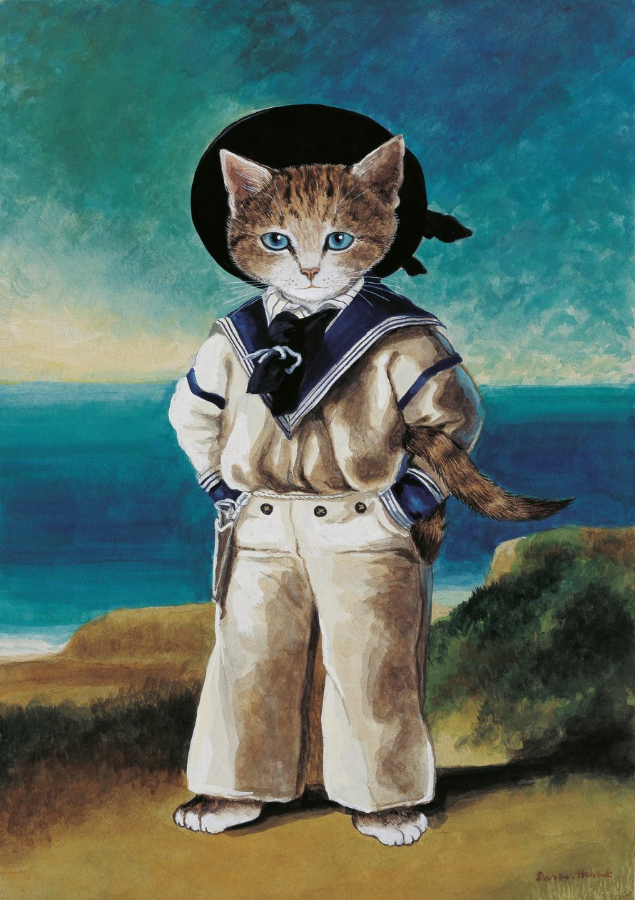 Kuvitus elokuvasta Cats Galore! A Compendium of Cultured Cats (julkaisu 2015). tekijältä Susan Herbert
