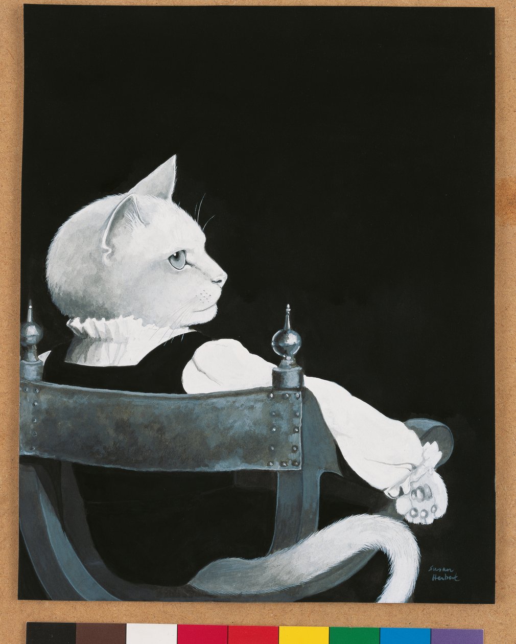 Kuvitus elokuvasta Cats Galore! A Compendium of Cultured Cats (julkaisu 2015). tekijältä Susan Herbert