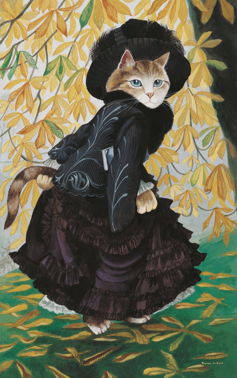 Kuvitus elokuvasta Cats Galore! A Compendium of Cultured Cats (julkaisu 2015). tekijältä Susan Herbert