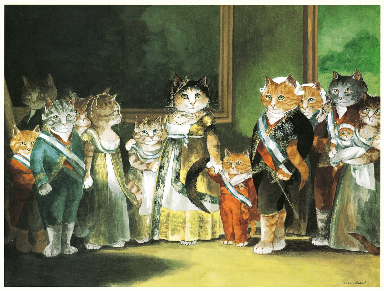 Kuvitus teoksesta The Cats
