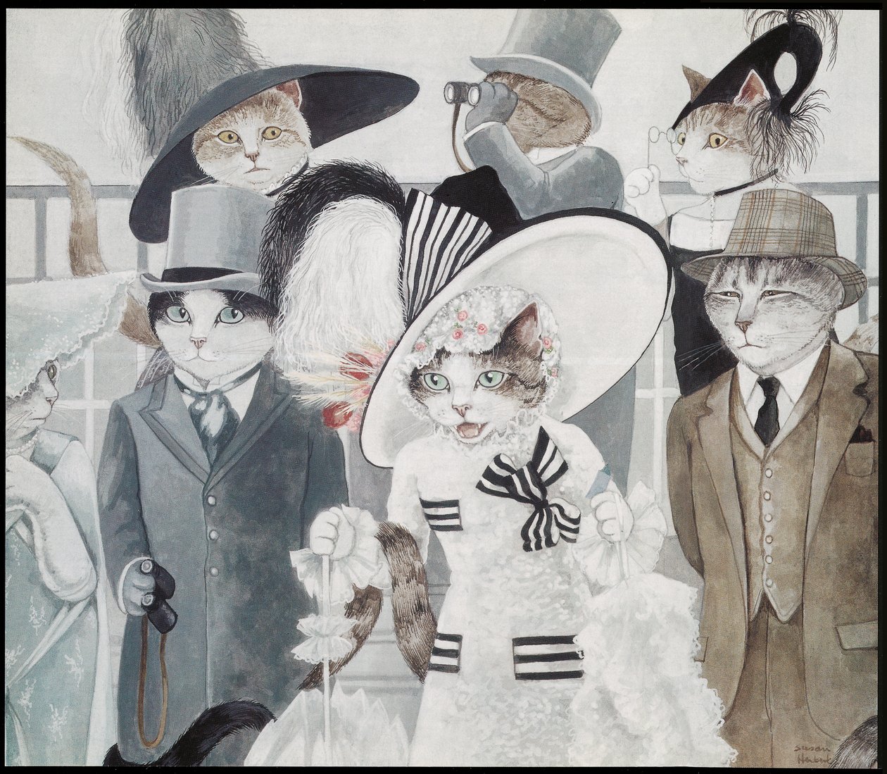 Kuvitus elokuvasta Cats (julkaisu 2006) tekijältä Susan Herbert