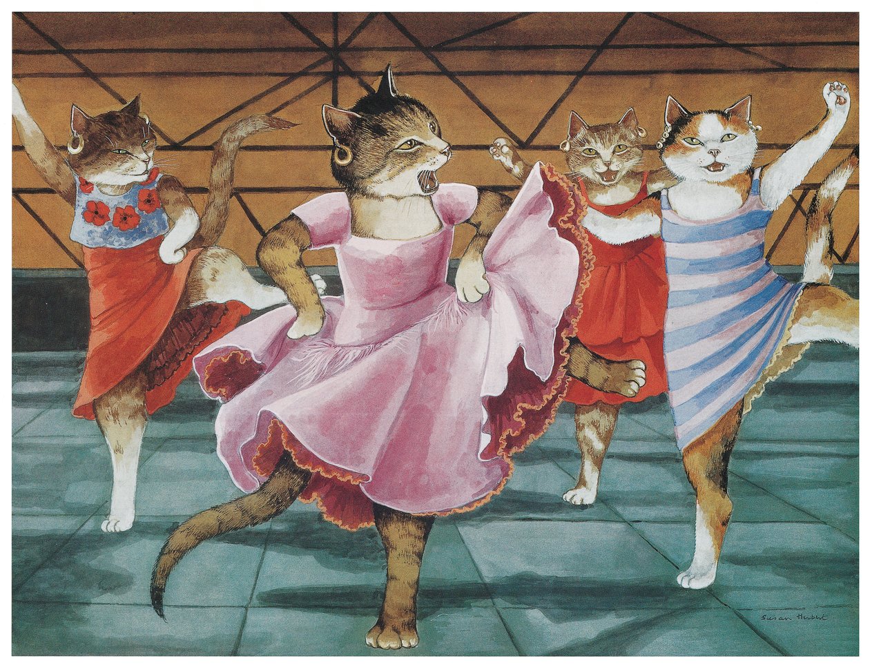 Kuvitus elokuvasta Cats (julkaisu 2006) tekijältä Susan Herbert