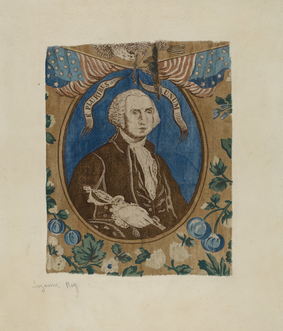 George Washingtonin muotokuva, n. 1939. tekijältä Suzanne Roy