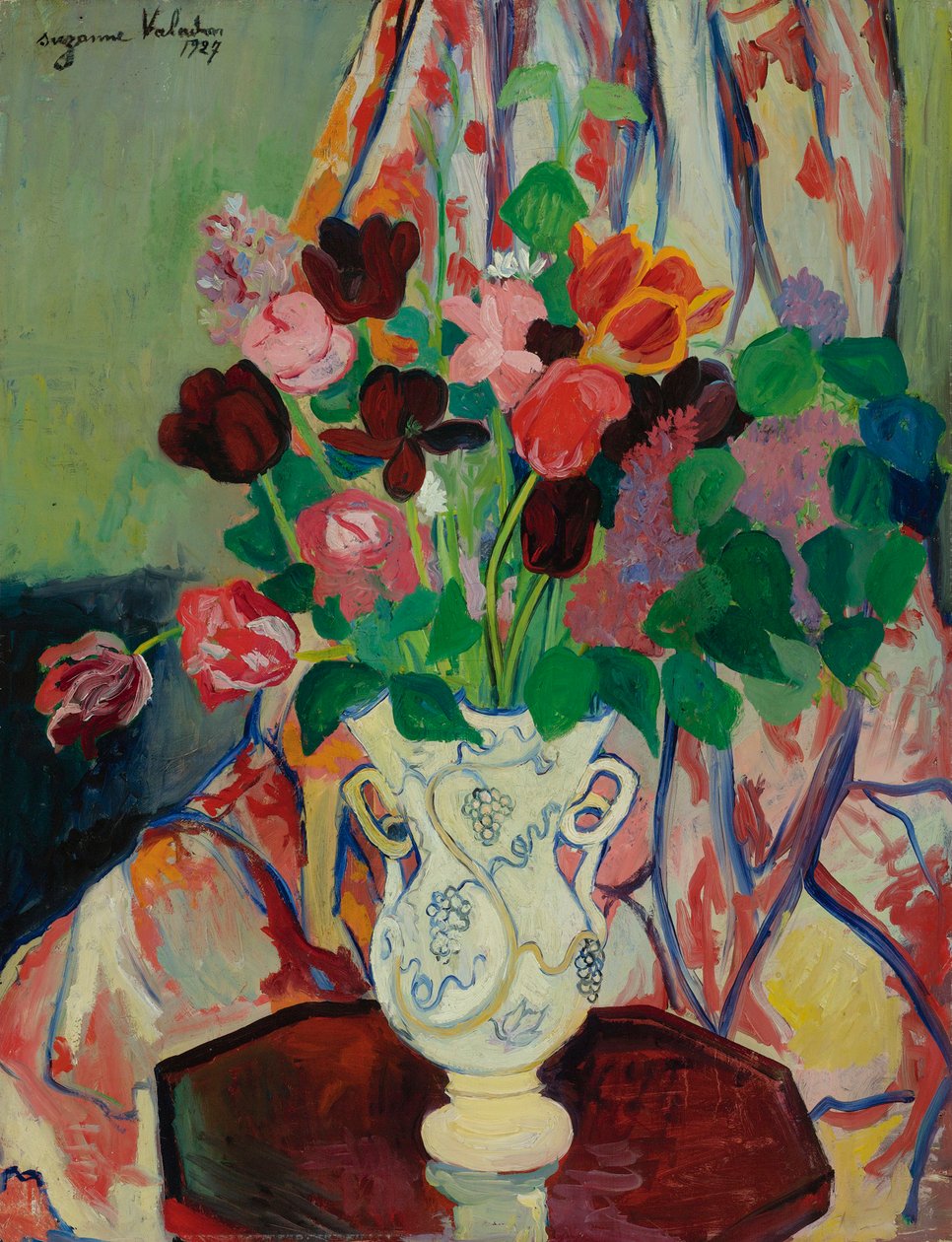 Suzanne Valadonin (1865-1938) maalaus ""Bouquet of Tulips"" (Tulip Bouquet) tekijältä Suzanne Valadon