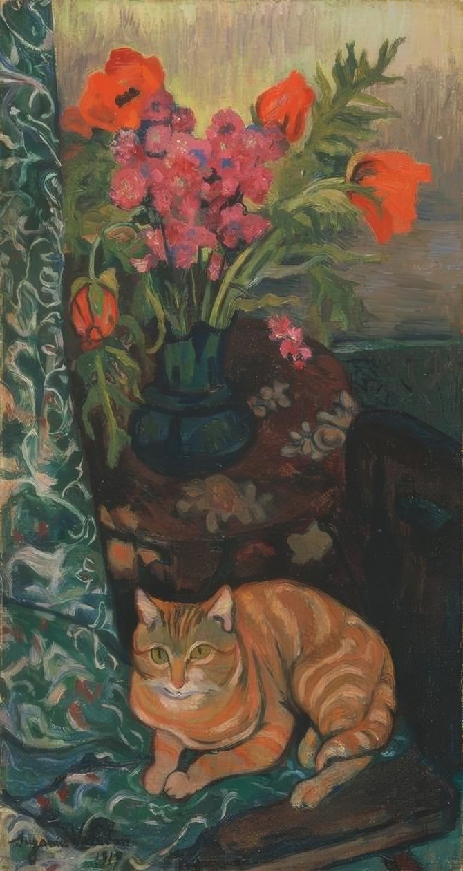 Kimppu ja kissa tekijältä Suzanne Valadon