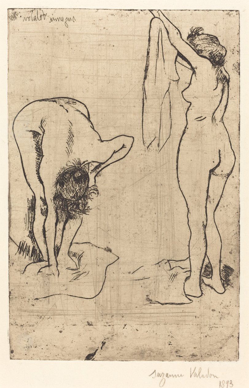 Naiset kylvyssä tekijältä Suzanne Valadon