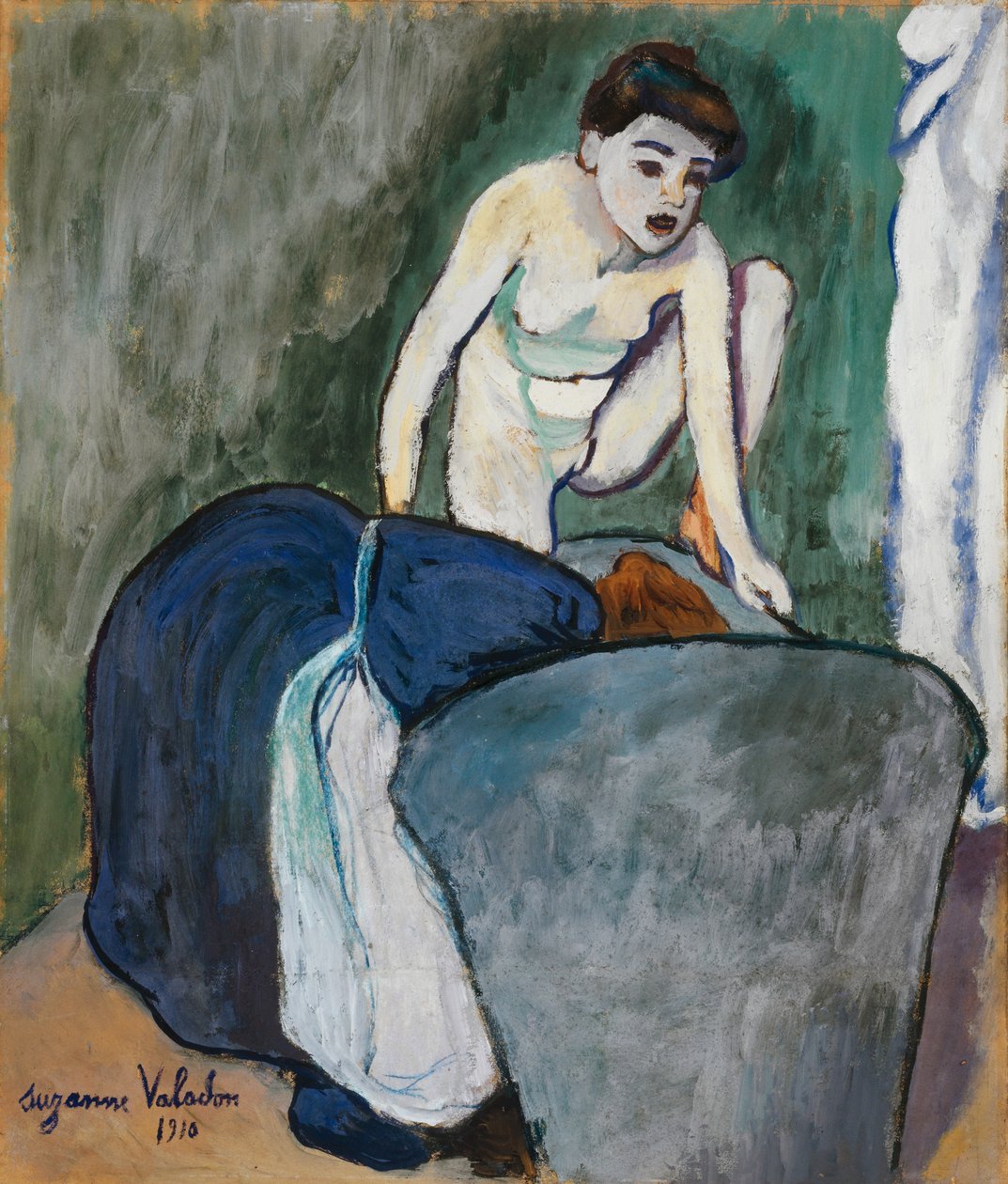 Tyttö, 1910 (pastelli ja öljy paperille) tekijältä Marie Clementine (Suzanne) Valadon