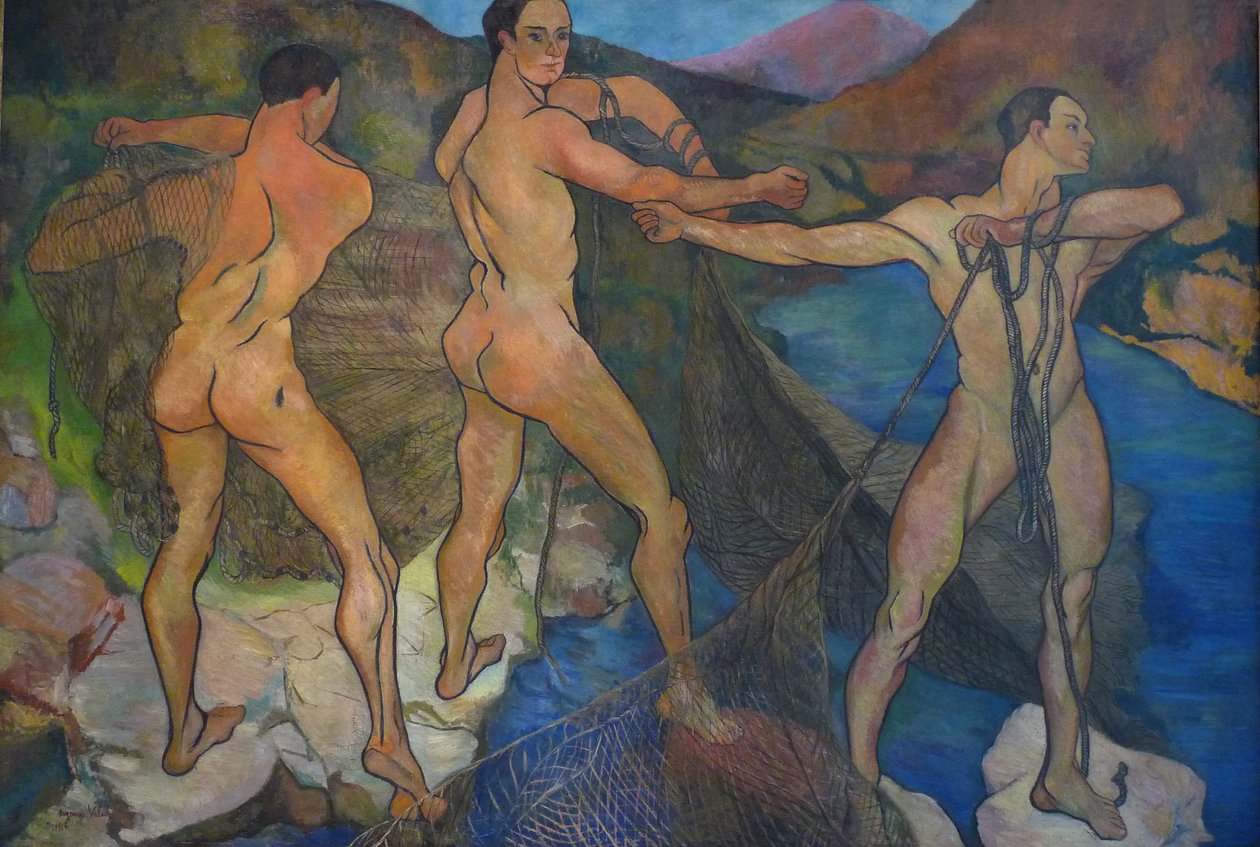 Verkkojen nosto, 1914 tekijältä Marie Clementine (Suzanne) Valadon