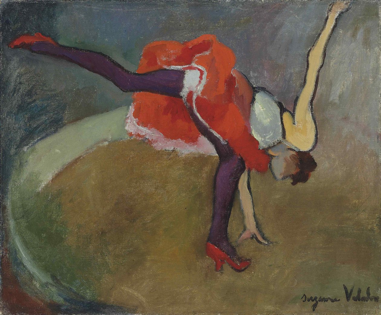 Akrobaatti tai pyörä, 1927. tekijältä Suzanne Valadon