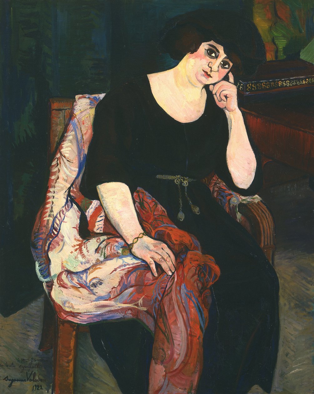 Madame Zamaronin muotokuva tekijältä Marie Clementine (Suzanne) Valadon
