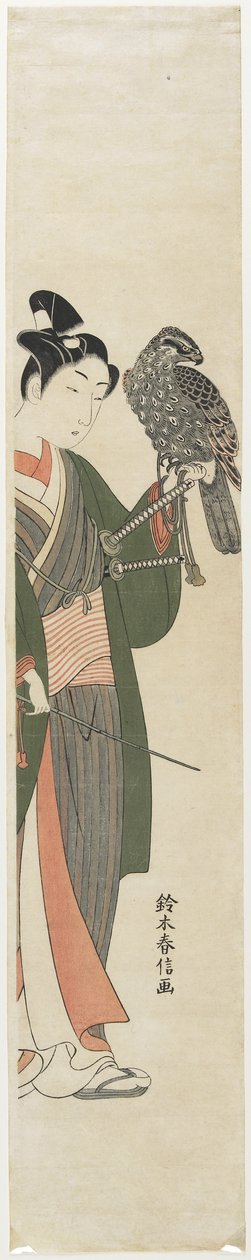 Falconer, 1769-1770 tekijältä Suzuki Harunobu