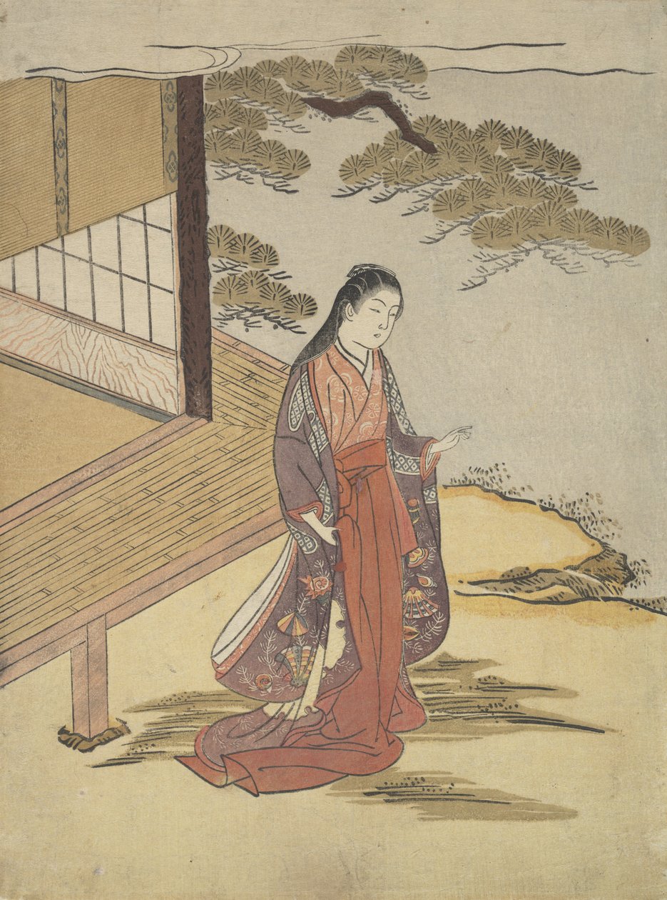 Lady Komachi. tekijältä Suzuki Harunobu