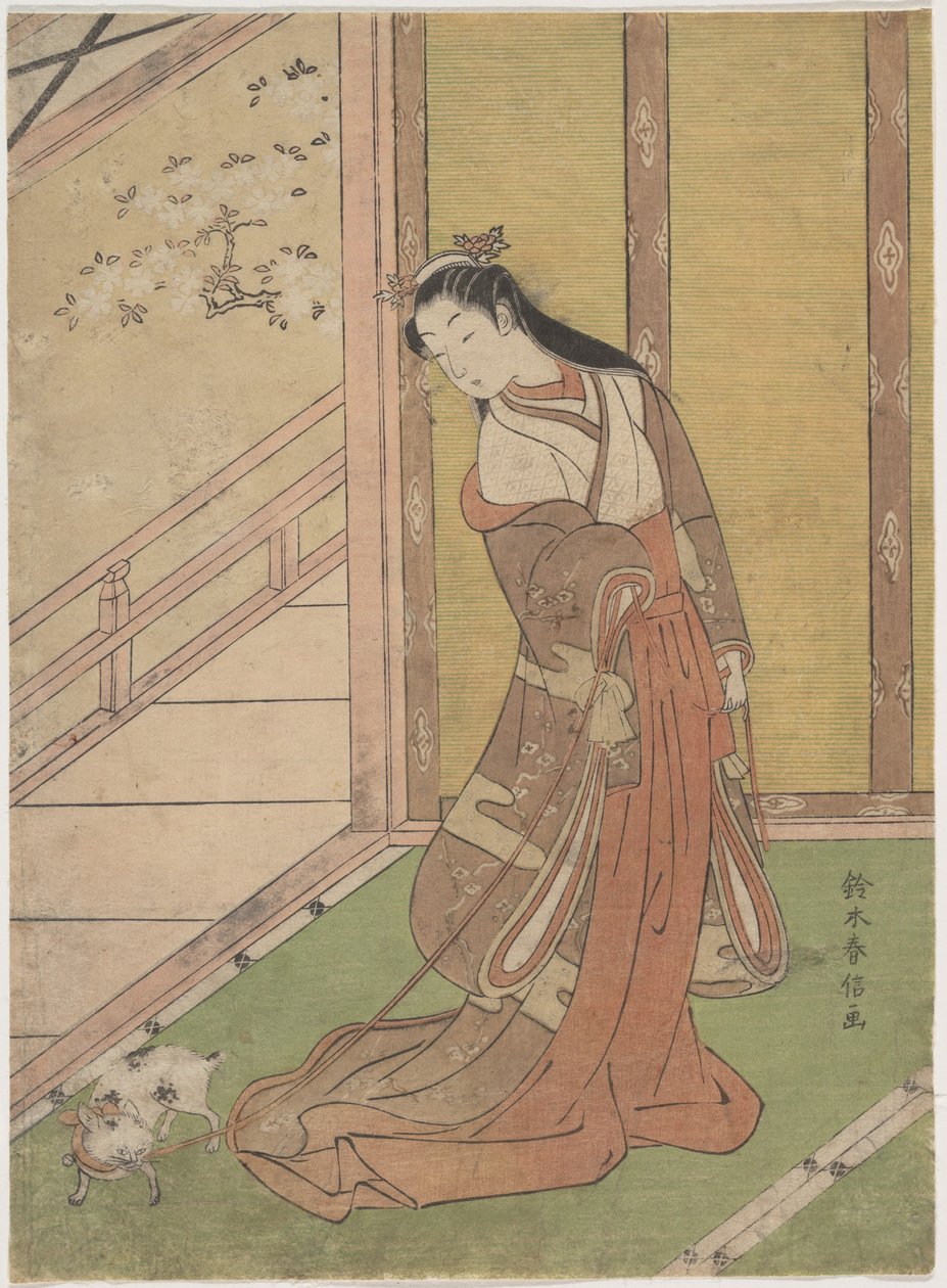 Onna San no Miya (kolmas prinsessa) tekijältä Suzuki Harunobu
