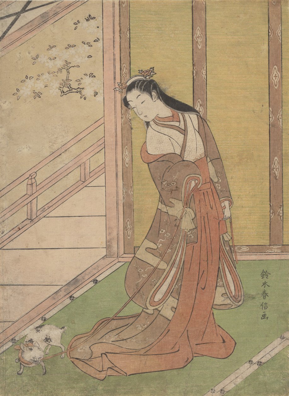 Onna San no Miya kolmas prinsessa, 1768-70, 1768-70. tekijältä Suzuki Harunobu