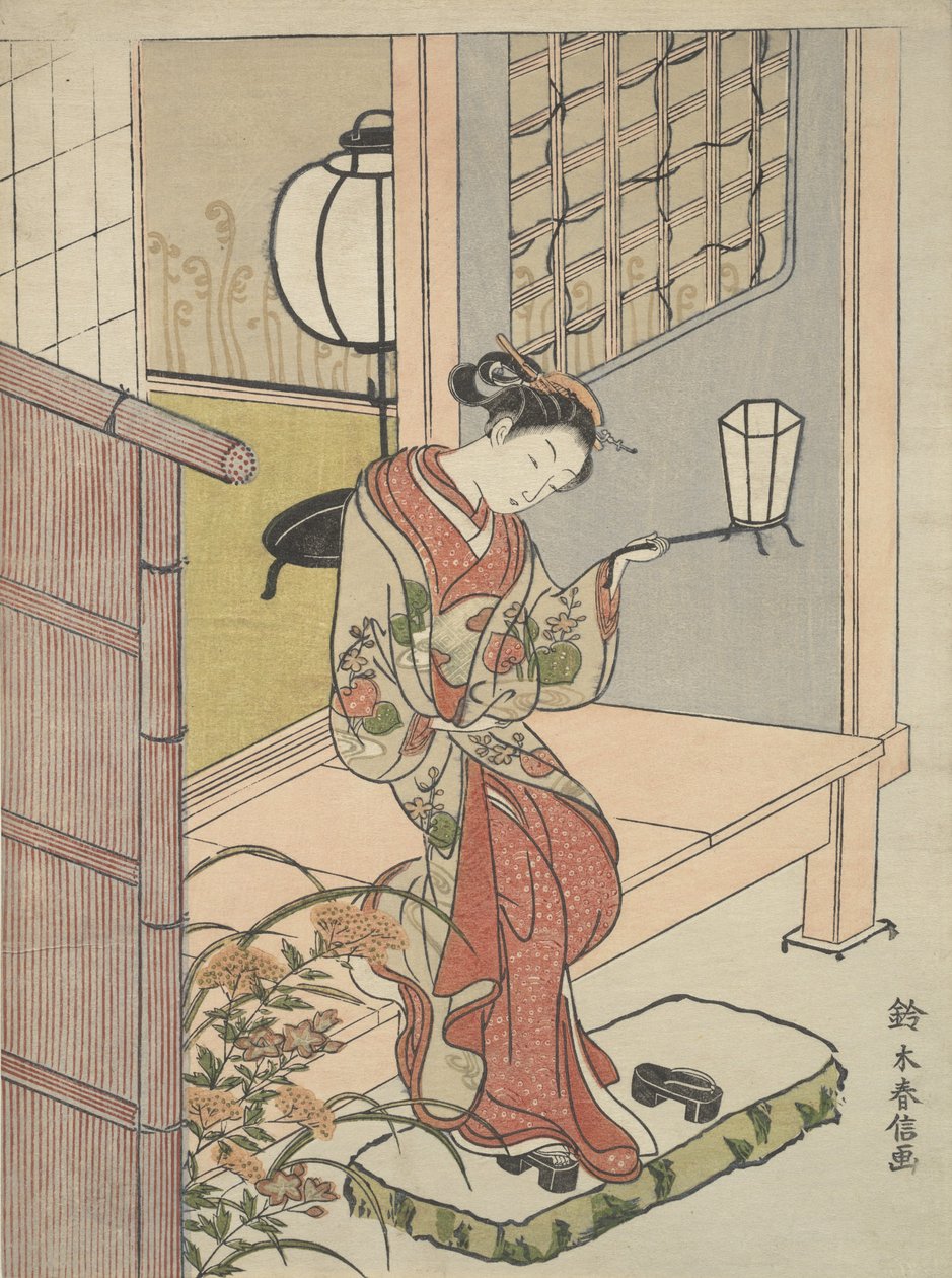 Tulosta, n. 1762, n. 1762. tekijältä Suzuki Harunobu