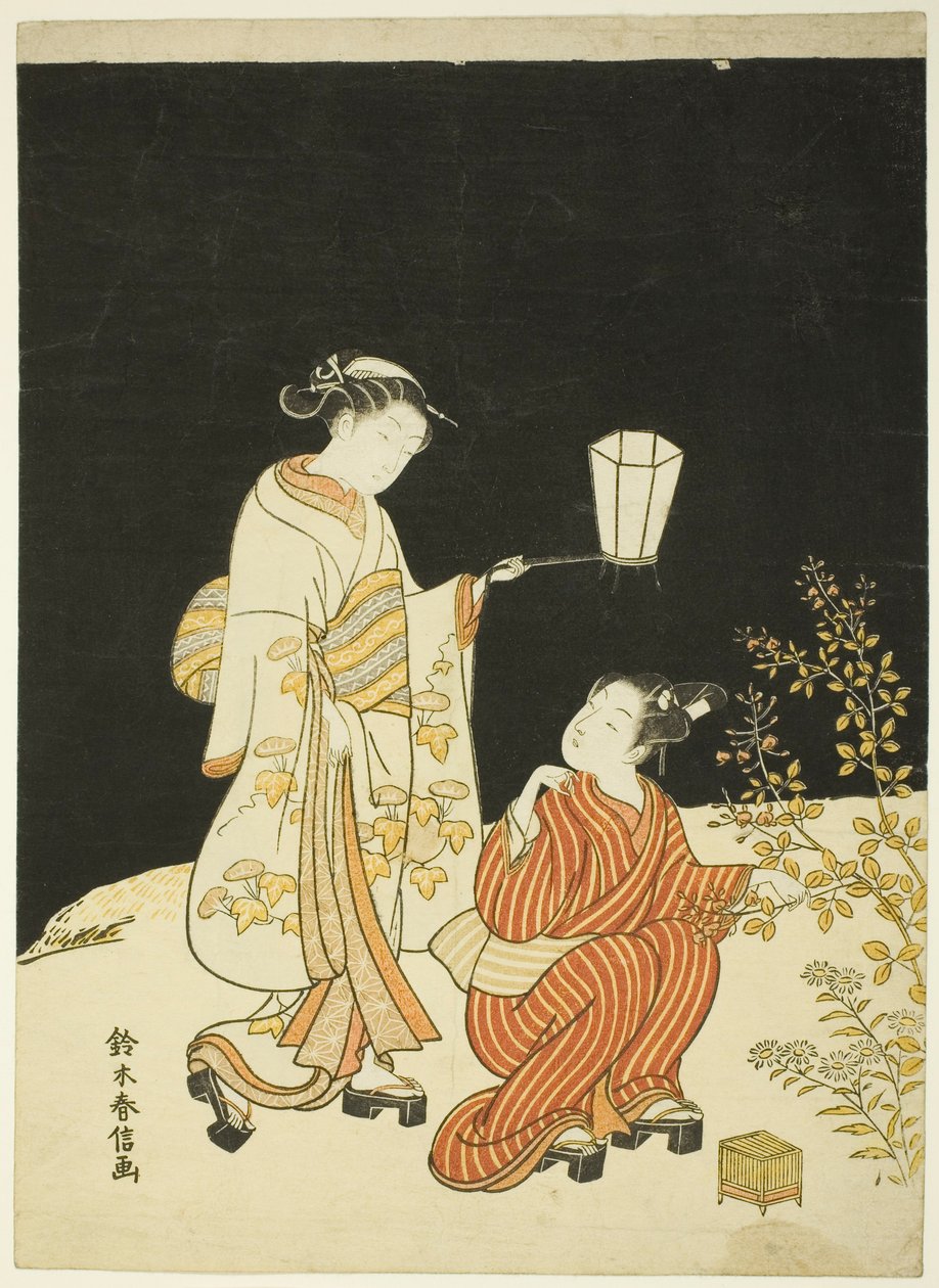 Etsitään Fireflies tekijältä Suzuki Harunobu