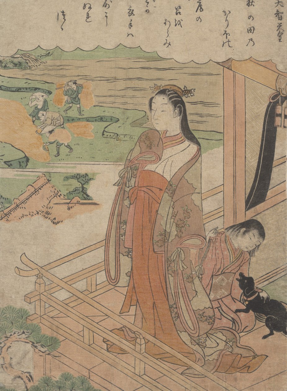 Sympatiaa, n. 1768, n. 1768. tekijältä Suzuki Harunobu