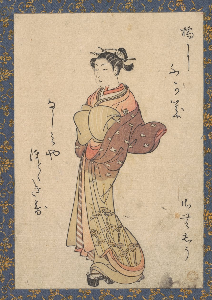 Kurtisaanit sarjasta "Seiro Bijin Awase Carver End Shigoro" (sic) tekijältä Suzuki Harunobu