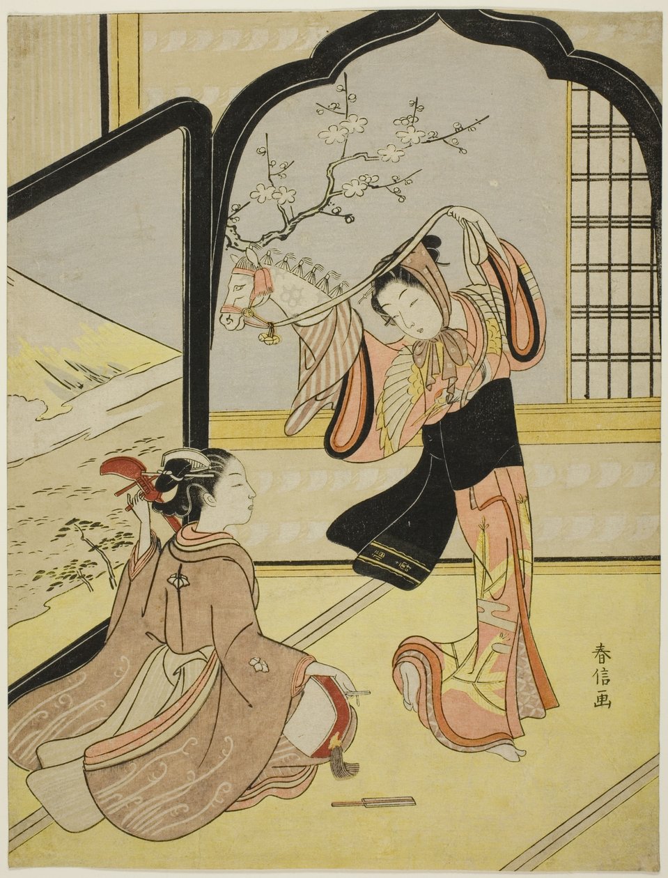 Harugoma-tanssi tekijältä Suzuki Harunobu