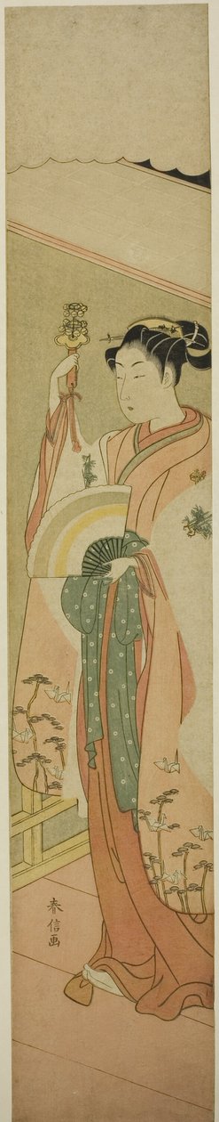 Kagura-tanssi tekijältä Suzuki Harunobu