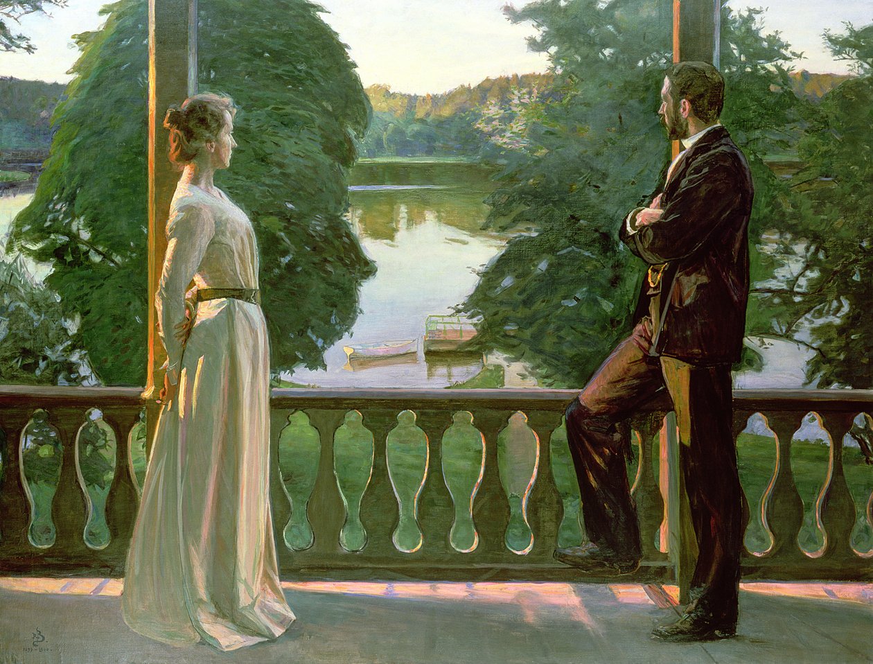 Pohjoismainen kesäilta tekijältä Sven Richard Bergh