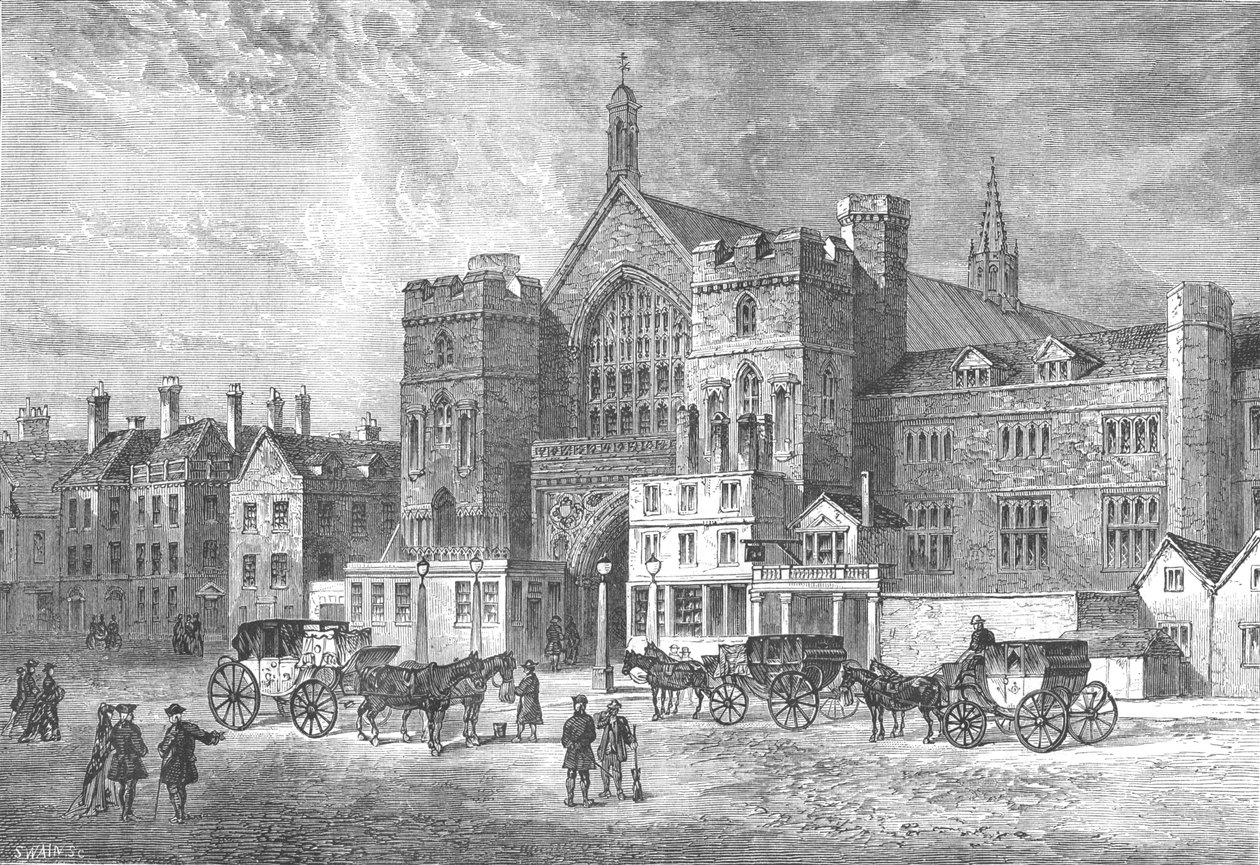 Westminster Hall, 1808 1897 tekijältä Swain