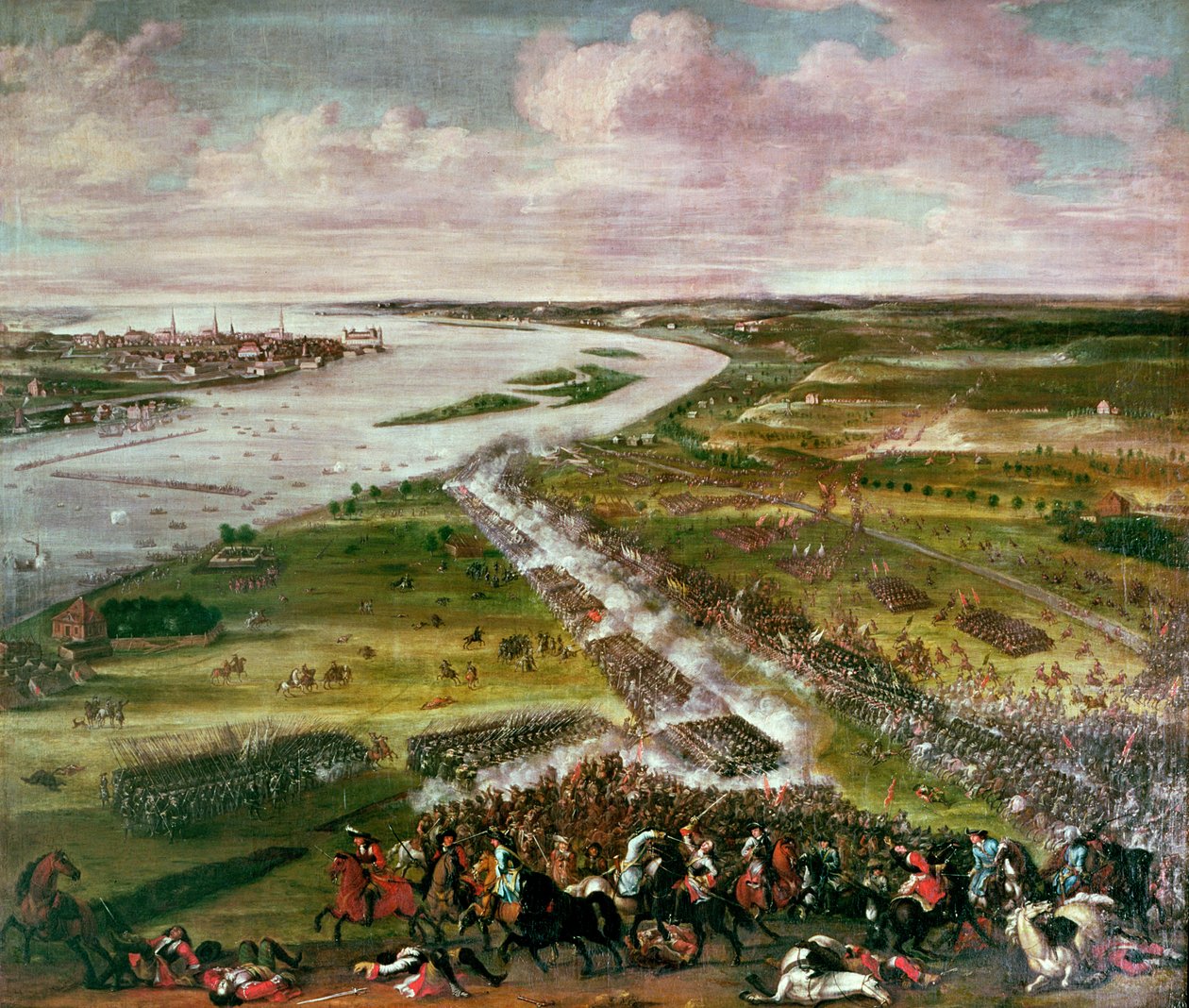 Taistelu Dvinan ylityksestä, 1701 tekijältä Swedish School