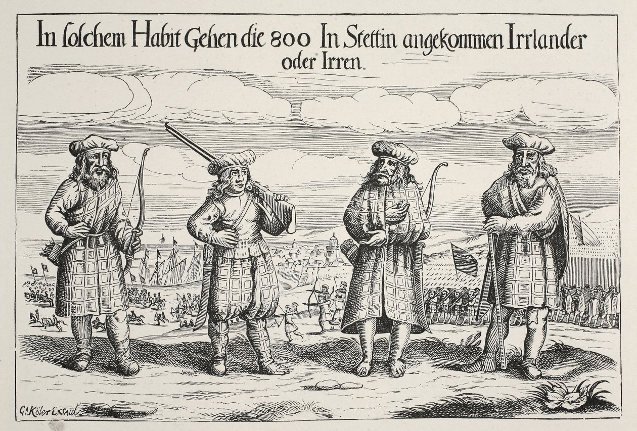 Irlantilaiset sotilaat Gustavus Adolphuksen palveluksessa, 1631 tekijältä Swedish School